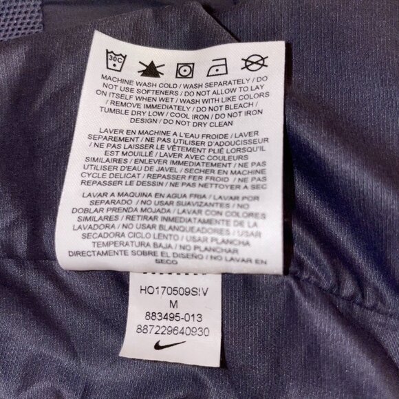 Nike Women's Windrunner Jacket Gray and Navy Size Medium - Picture 4 of 7